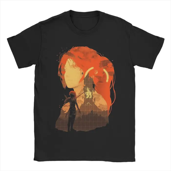 Maelle Clair Obscur Expedition 33 T-shirts pour hommes en coton, T-shirt drôle à col rond, vêtements
