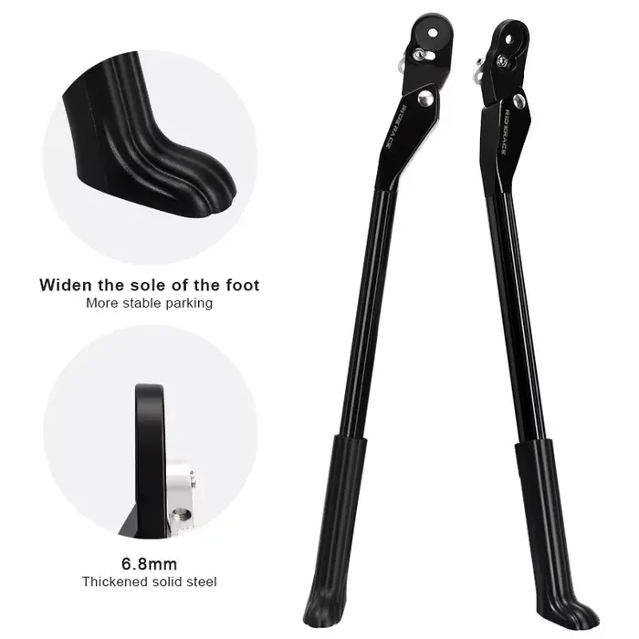 RIDERACE béquille de vélo réglable pour vtt VTT séjour en alliage d'aluminium support de stationneme