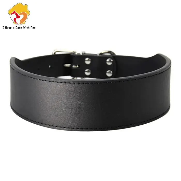 Colliers pour grands chiens en cuir microfibre Durable pour grand chien Pitbull Husky laisses de mastiff tibétain noir rose bleu rouge fournitures pour animaux de compagnie