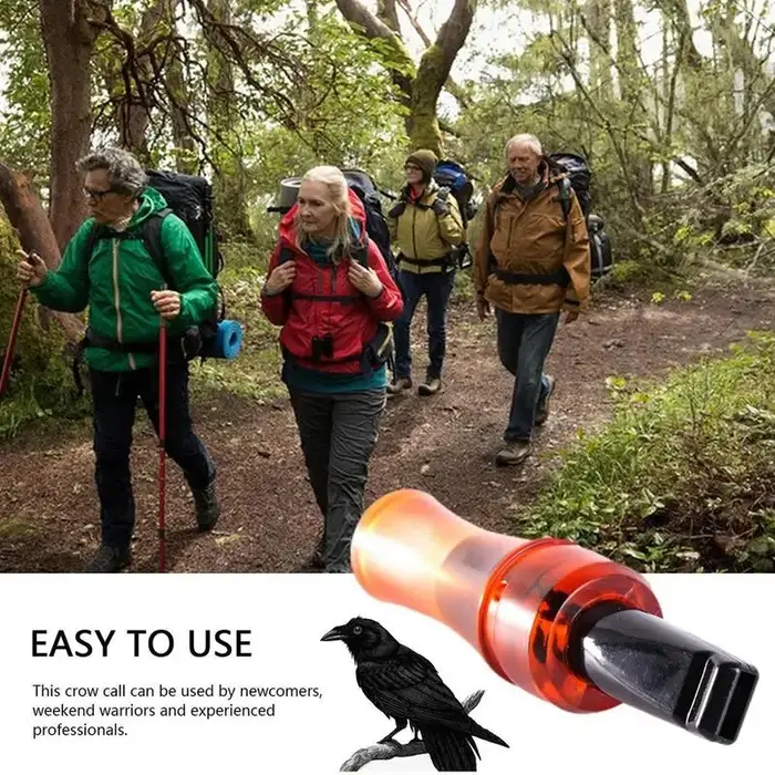 Sifflet appel corbeau leurre chasse oiseaux appât équipement survie plein air camping