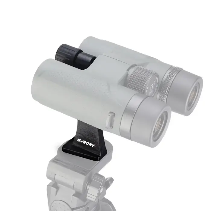 Adaptateur trépied SVBONY SV110 métal noir filetage 1/4" pour jumelles chasse observation stable