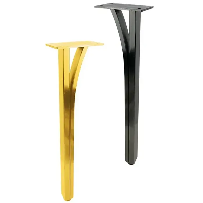 Pied de support de meubles en acier inoxydable, pied de table à thé, pied de meuble TV, pied de cana