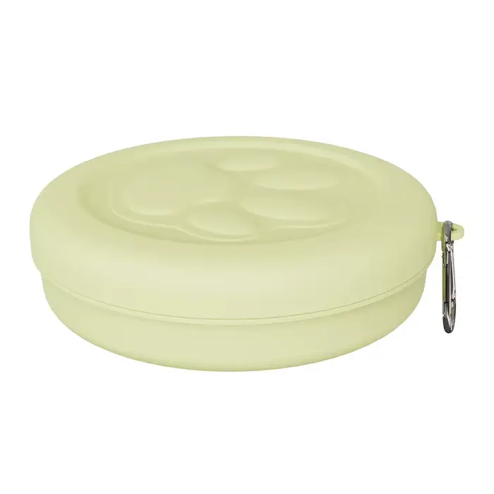 Gamelle portable pour animaux de compagnie : gamelle 2-en-1 pour chien avec compartiment à friandise