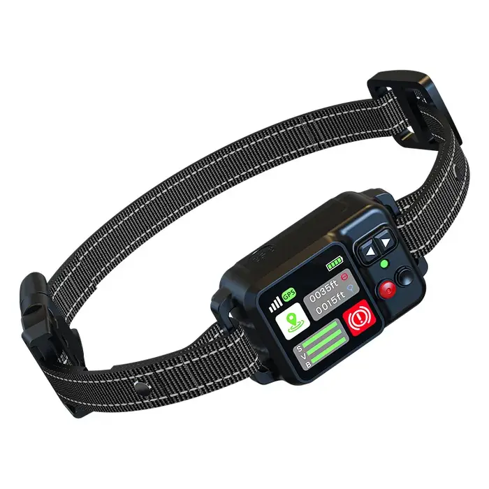Clôture sans fil GPS pour chien, matériau ABS, étanche IP67, modes d'entraînement réglables, positio