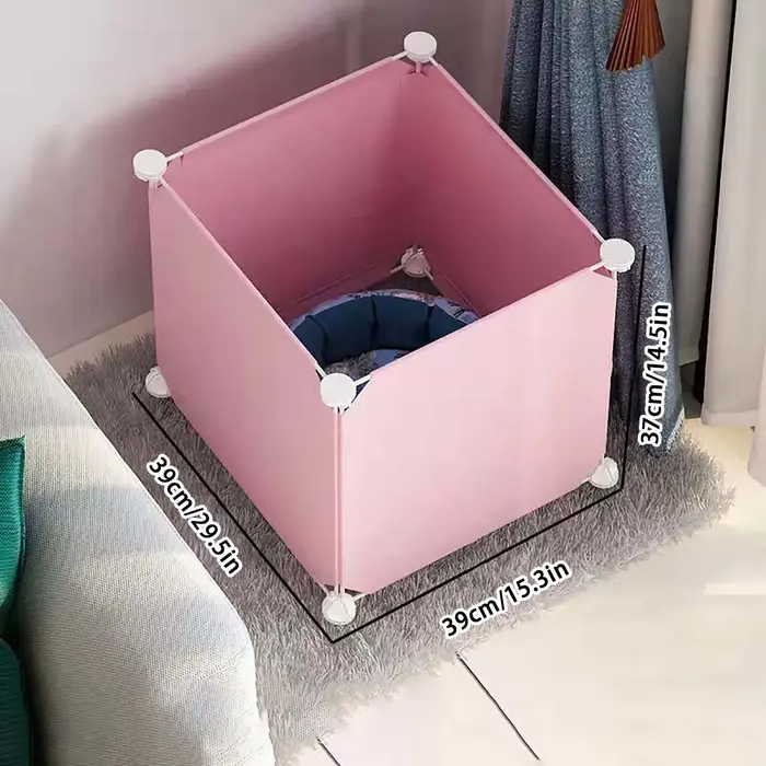 Cage pour chien pour petits chiens tels que Teddy, Corgi, Pomeranian, cage de protection givrée avec