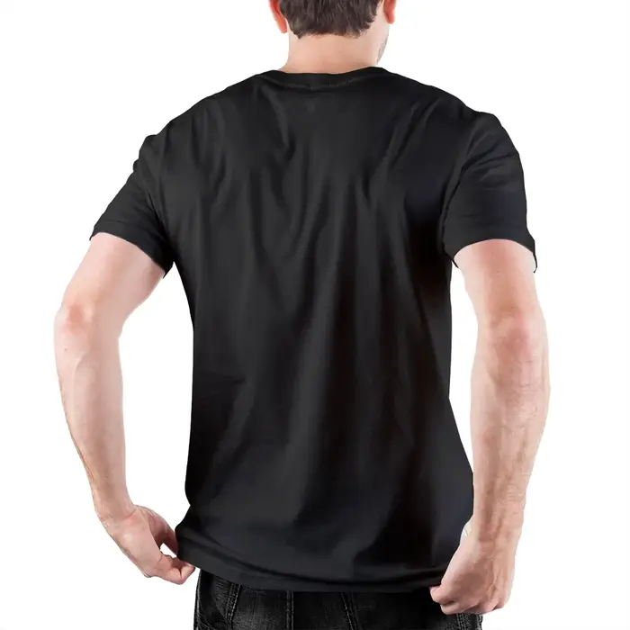 Tshirt col rond coton imprimé audacieux pour homme multicolore occasions estivales et printanières