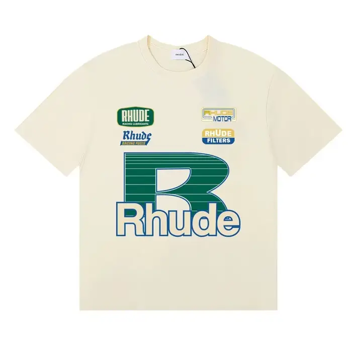T-shirt imprimé lettre R 2026 – T-shirt de marque tendance, ample et confortable, à manches courtes,