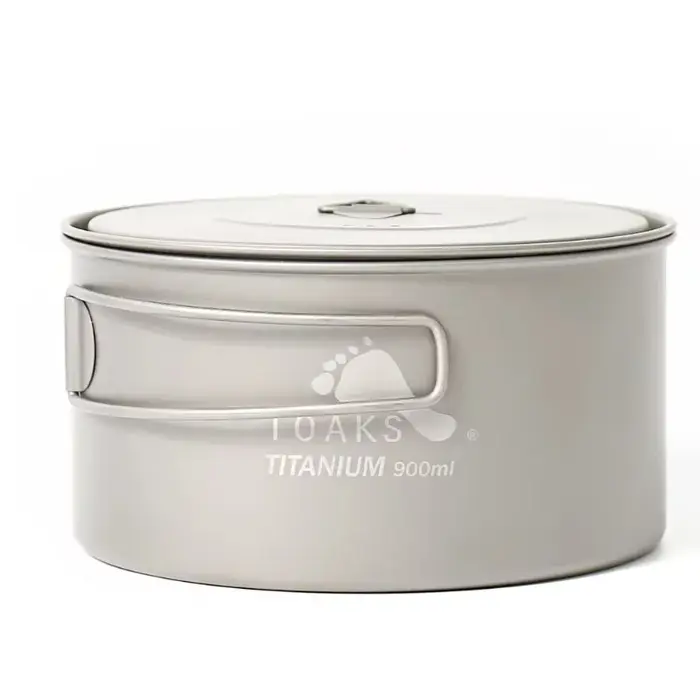 TOAKS POT-900-D130 pur Titane Camping ustensiles de cuisine en plein air, peut être utilisé comme st