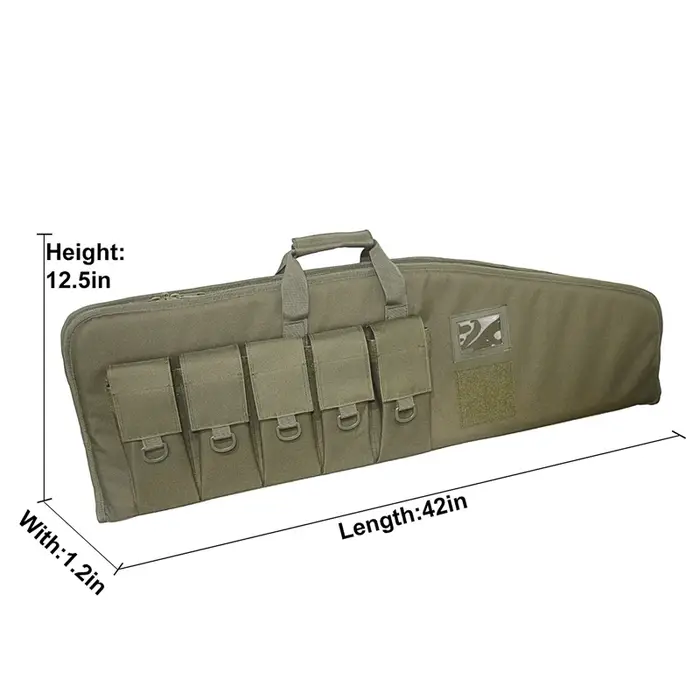 Sac à dos étui fusil air comprimé 42 pouces pour chasse et Airsoft sniper pratique