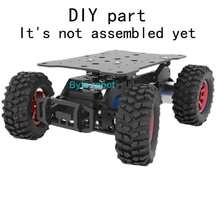Châssis de voiture robot 4x4 Ackerman avec moteur encodeur