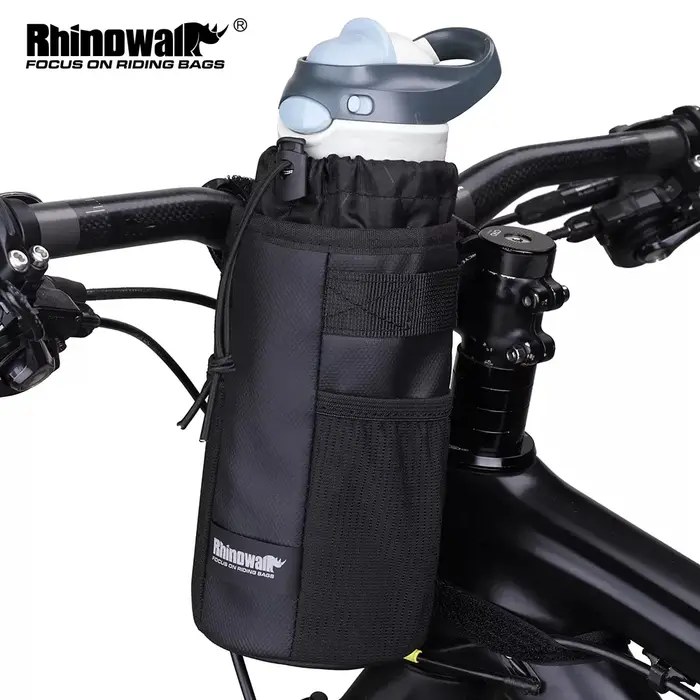 Rhinowalk Sac de Vélo VTT, Porte-bouteille, Poche de Transport de Bouteille d'Eau, Isolé, Bouilloire