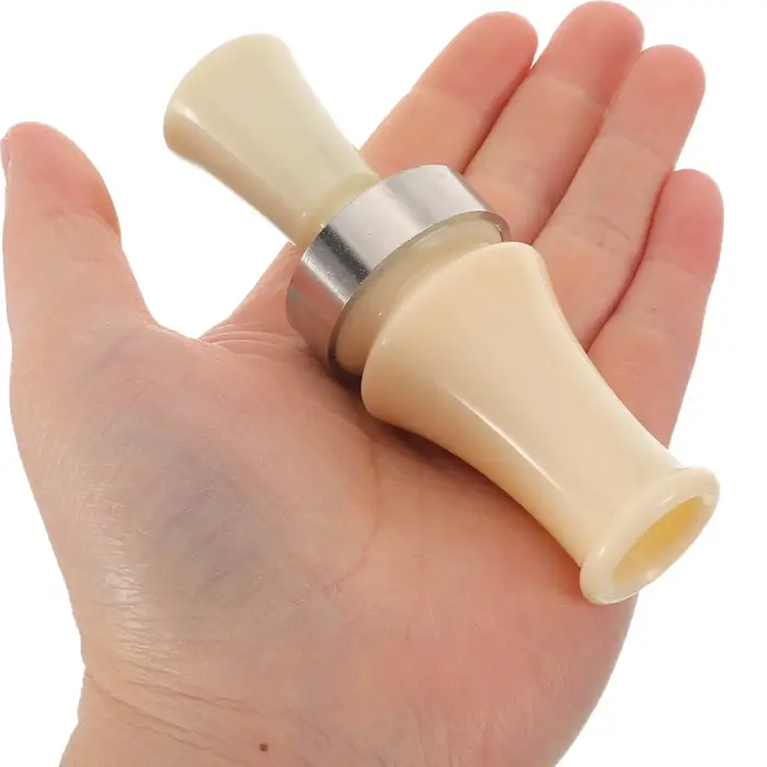 Sifflet appel canard plastique pour chasse au gibier d'eau - leurre mallard réaliste pour installation de décoy