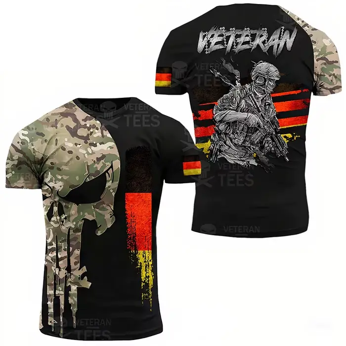 Maillot de football allemand à séchage rapide pour hommes, t-shirt à manches courtes, t-shirt imprim