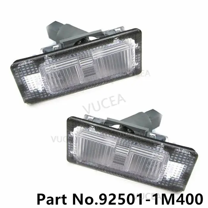 Plaque d'immatriculation authentique pour Hyundai Elantra, lampe pour MD 2011 – 2018 I30 CW 2012-201