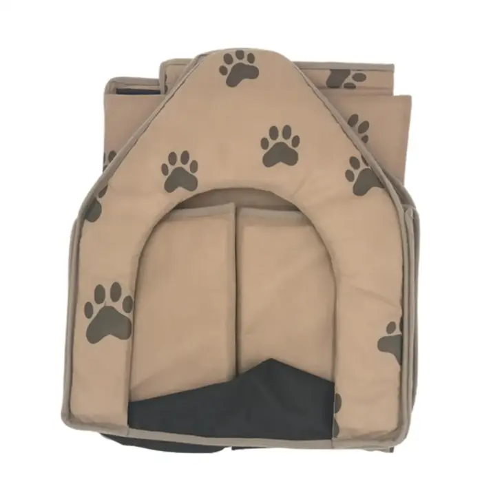 Chenil pour chien à empreinte chaude et confortable pour animaux de compagnie