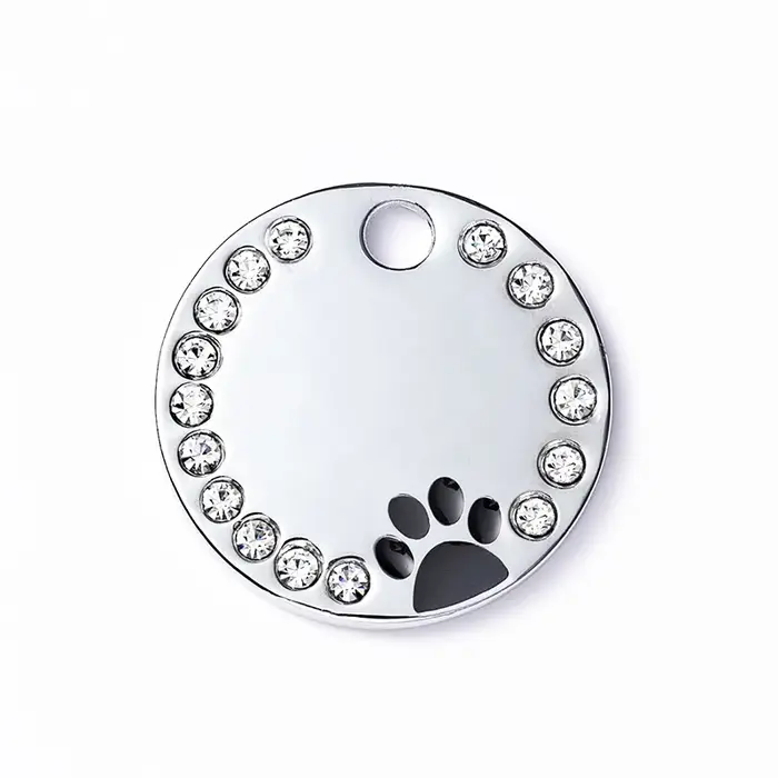 Étiquette d'identification gravée personnalisée pour animal de compagnie, collier de chien personnal