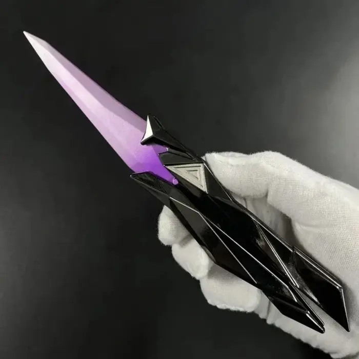 Lame papillon pliable, arme à collectionner gravée en 3D, équipement Portable pour accessoire de Cos