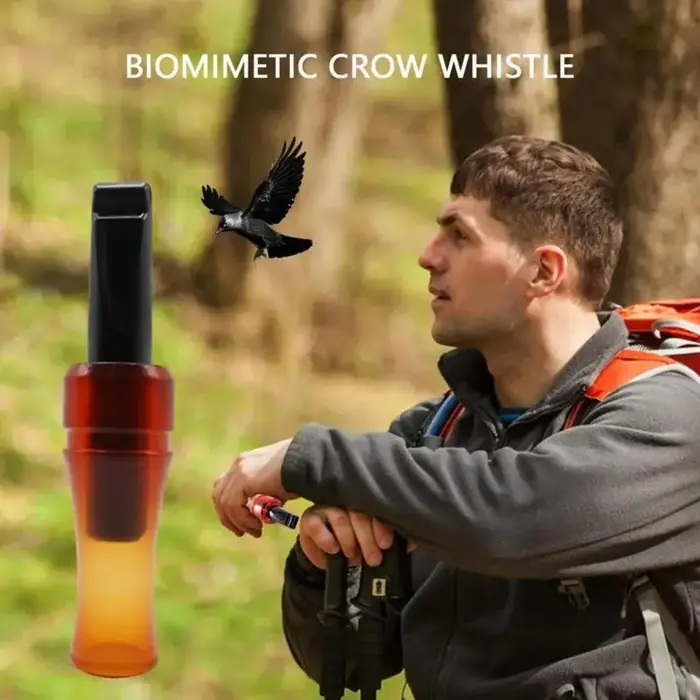 Sifflet d'appel d'oiseaux tactique - Outil de chasse réaliste pour l'attraction des oiseaux