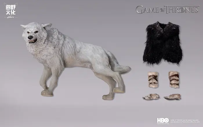 Figurine articulée en tissu officielle 1/12 Fondjoy Yuanye X Kongling Toys Game Of Thrones Jon Snow,