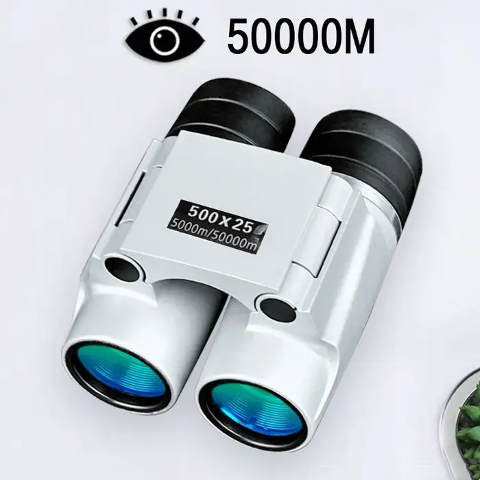 Monoculaire professionnel 500X25 puissant longue portée 50000m mini portable HD étanche autofocus chasse