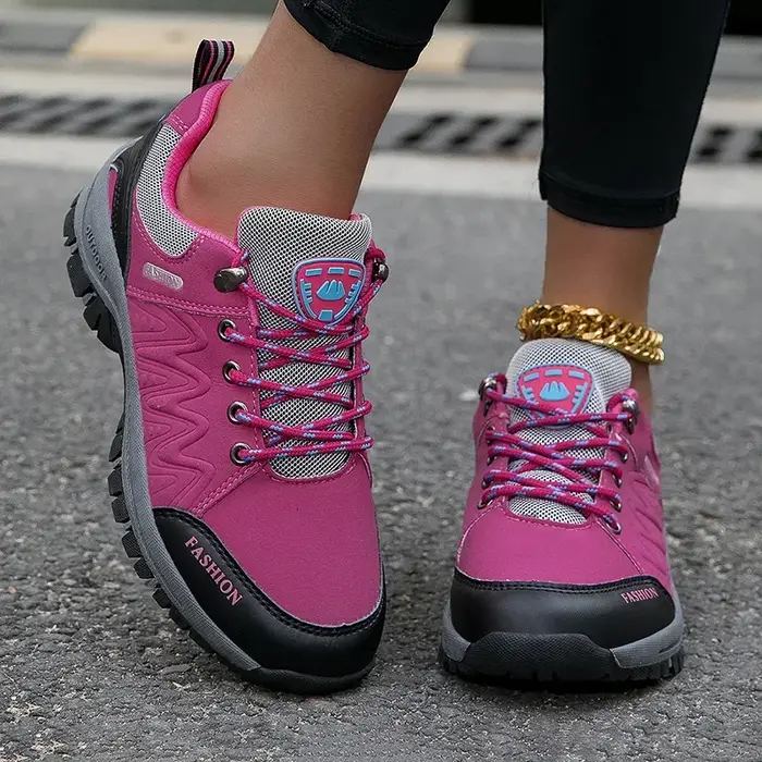 Chaussures de randonnée pour femmes, baskets d'extérieur antidérapantes, chaussures de marche confor