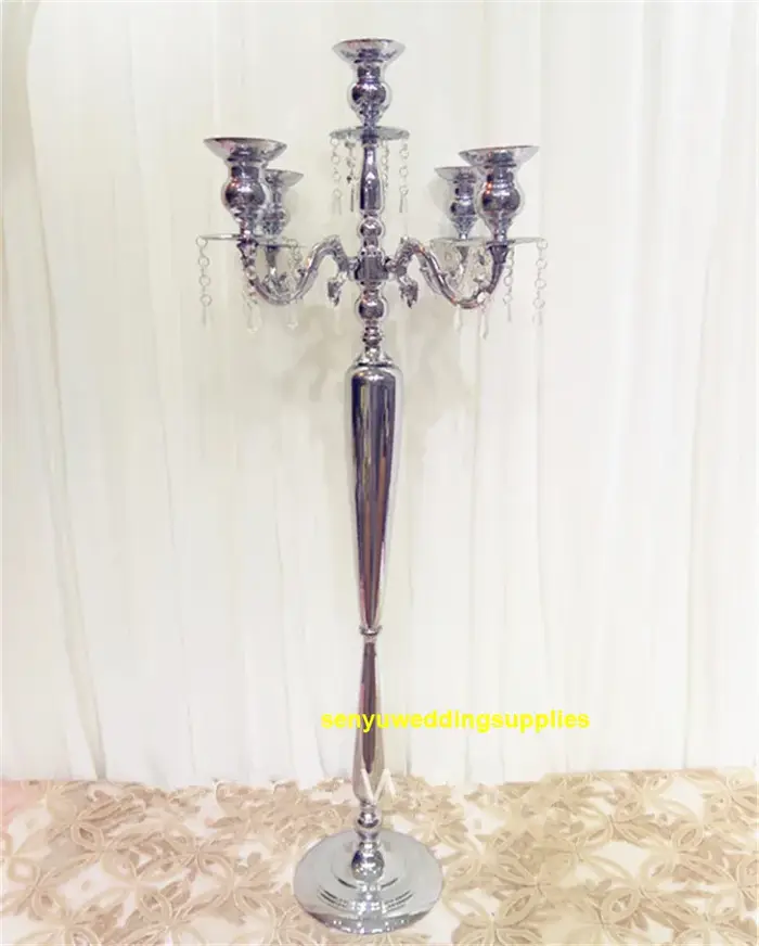 10 pièces) 115 cm de haut sol or galvanoplastie arc de mariage allée support de fleur pour centre de