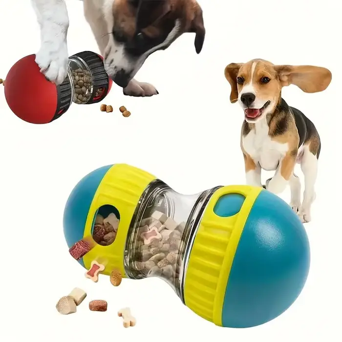 Jouet puzzle pour chien distributeur de friandises en plastique ABS durable pour chiots et chiens de petite et moyenne taille jeux interactifs enrichissements mentaux pour chiens occassions spéciales