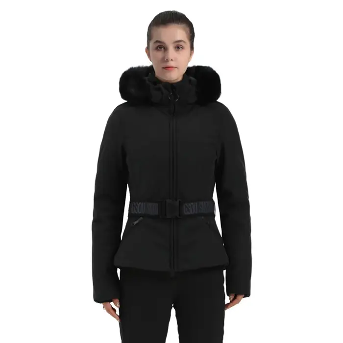 Pardessus de ski à capuche coupe-vent pour femmes, survêtement thermique, vestes de montagne, vêteme
