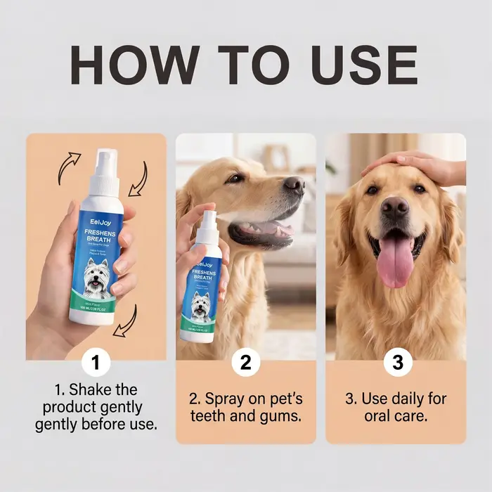Spray de soin dentaire pour chiens