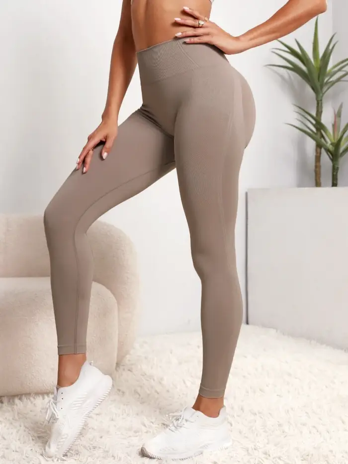 Les femmes sans couture hanches leggings de sport sans couture pour femmes taille haute remise pompe