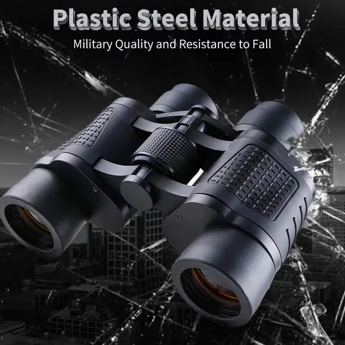 Jumelles professionnelles portables 80X80 haute magnification - équipement léger chasse camping randonnée