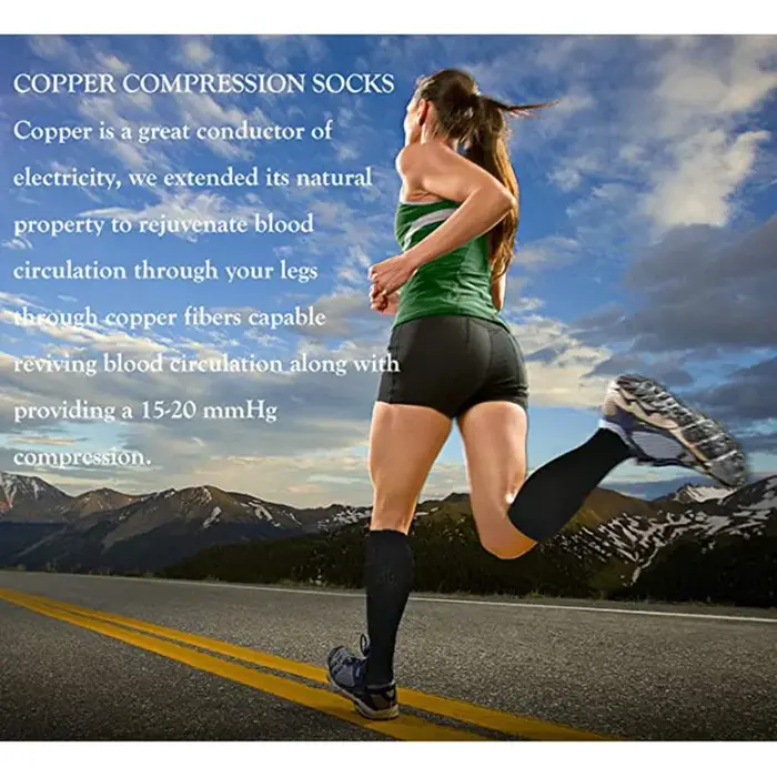 Chaussettes compression chasse voyage S-XXL pour varices œdème randonnée marathon qualité médicale
