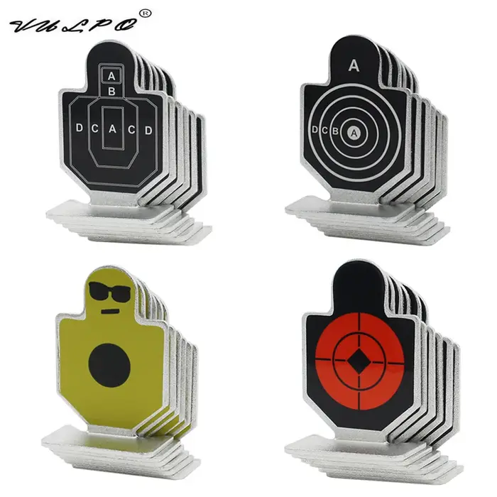 VULPO 6 pièces/lot jeu de cibles de tir tactique cible de pratique Airsoft de chasse Durable cible e