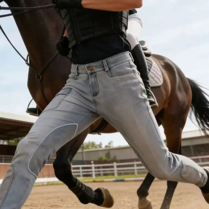 Jodhpurs pour hommes ; pantalons d'équitation extensibles et ajustés