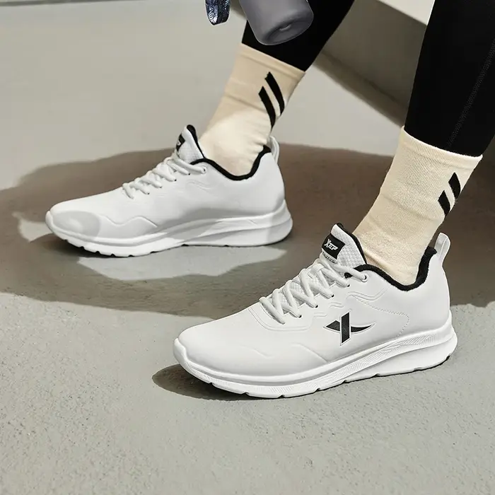 Xtep 9839 deux coton Version coton chaussures pour hommes hiver doux chaussures de sport confortable