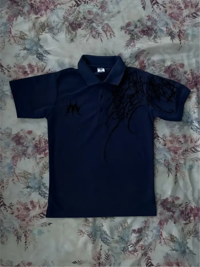 T-shirt polo à manches courtes pour hommes européens et américains, personnalisé avec un motif de lè