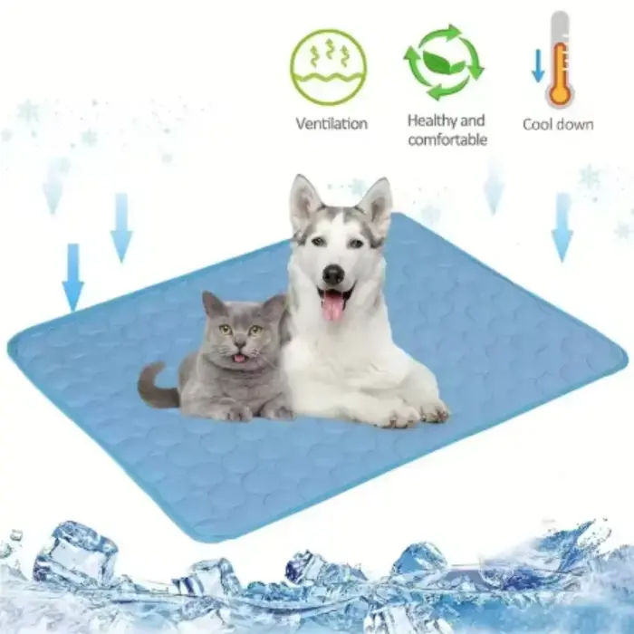 Tapis rafraîchissant pour chien, lit d'été pour animaux de compagnie, très grand format pour petits et grands chiens, accessoires pour animaux, couverture durable pour chat, coussin rafraîchissant pou