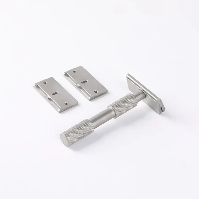 Rasoir de sécurité YAQI Aileron GEM Blade - Rasoir de rasage traditionnel avec 3 lames pour une coup