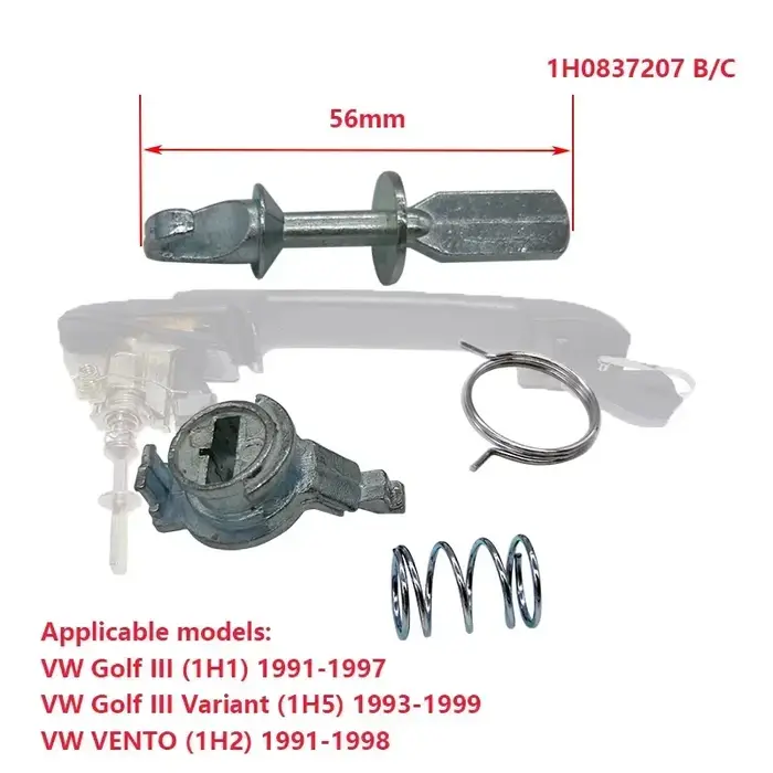 KIT DE RÉPARATION DE POIGNÉE DE PORTE 1H0837061G pour GOLF MK3 1991-1997 SEAT IBIZA CORDOBA INCA