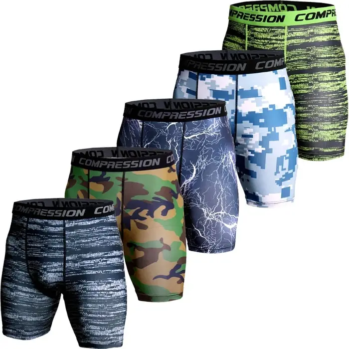 Shorts de Compression hommes impression 3D Camouflage collants de musculation courts hommes Shorts d