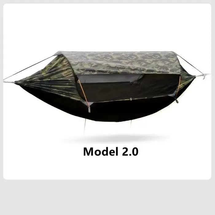 Hamac de voyage 2026, hamac d'extérieur anti-roulis et anti-moustiques, hamac de camping double avec