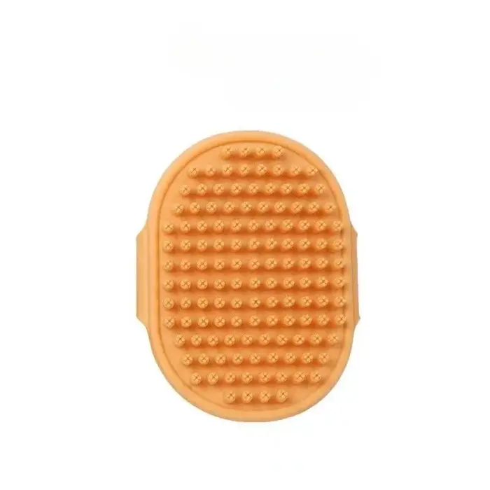 Brosse de bain pour chien, toilettage pour chiens, Massage apaisant, poils en caoutchouc, peigne à c