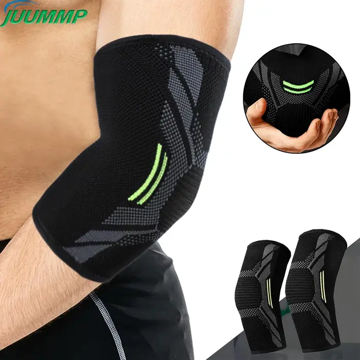Support de coude élastique pour gymnastique, coussinet de protection pour coude, absorbe la sueur, S