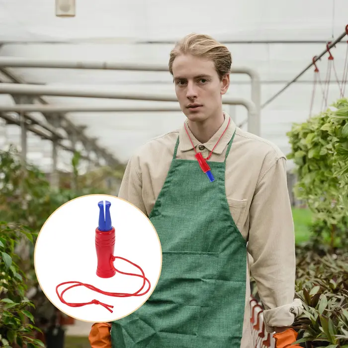 Sifflet imitation canard compact léger avec cordon - Appel plastique son clair pour chasse pratique