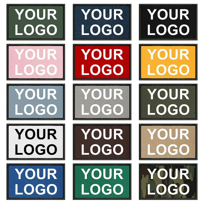 Écussons personnalisés avec logo de marque sur vêtements