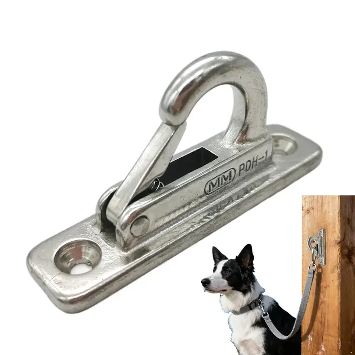 Crochet de fixation murale en acier inoxydable rouge pour laisses de chien support mural maison cour mur ordre élégance chiens propriétau chiens nouveau chiens routine quotidienne