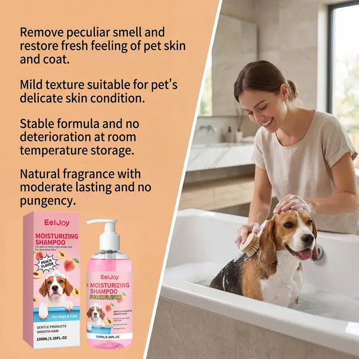 Shampooing parfumé pour chiens et chats EelJoy avec parfum longue durée pour bains d'animaux de compagnie à offrir pour occasions spéciales