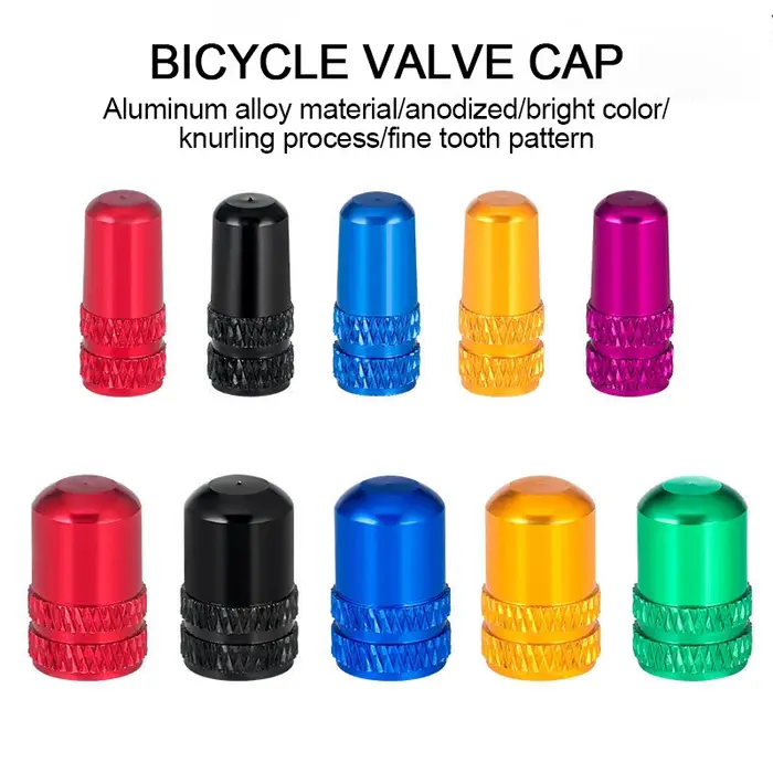 Bouchon de Valve de vélo en alliage d'aluminium, 2 pièces, Presta/Schrader, capuchon de Valve de pne