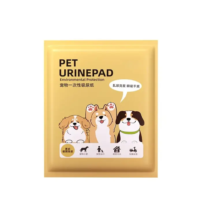 Papiers absorbants jetables pour urine d'animaux, coussinets anti-fuites pour chiens, couches jetabl