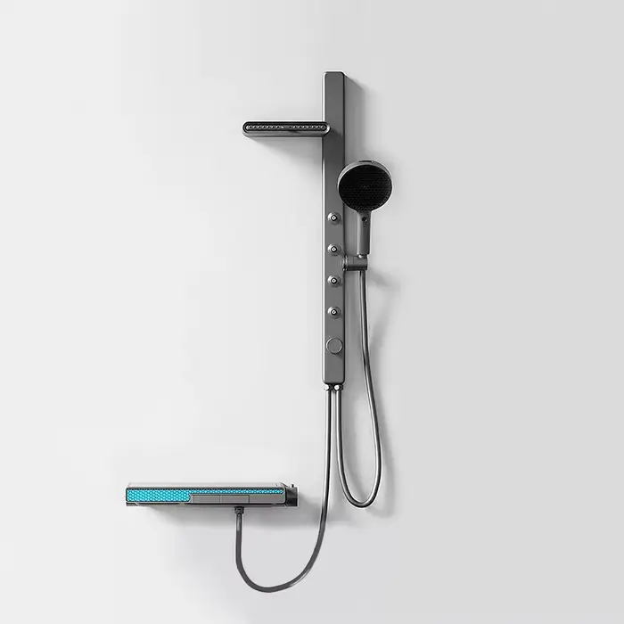 Système de douche intelligent pour salle de bain, Massage Spa de luxe, ensemble complet avec filtre,